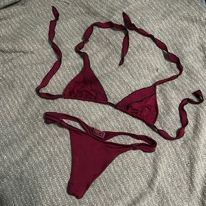 Becca Thong Swimsuit EUC